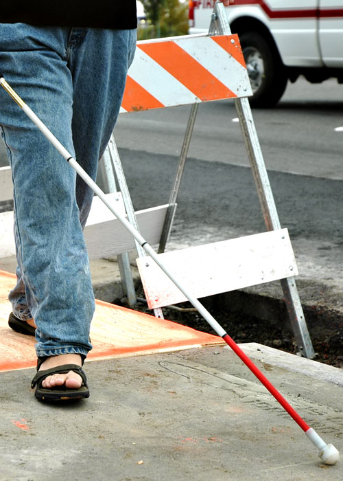 Man with a cane